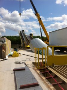 Installation of 200' conveyor in specialty tunnels
