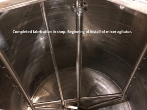 Completed Mixer Agitator Confined Space Install